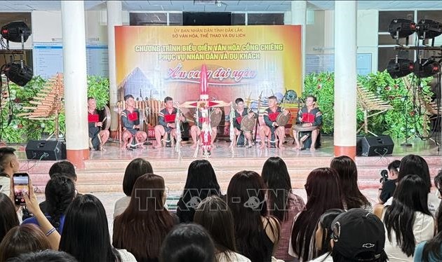 Giao lưu văn hóa cồng chiêng Tây Nguyên góp phần bảo tồn và phát huy giá trị văn hóa