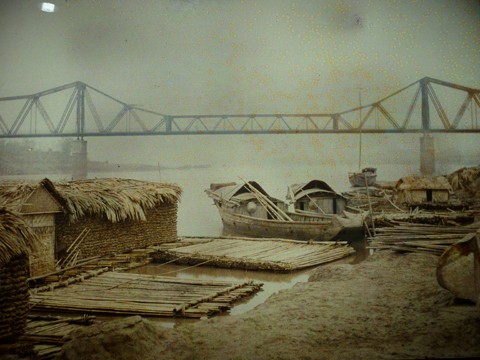 Exposición de fotos en color de autor francés sobre Hanoi