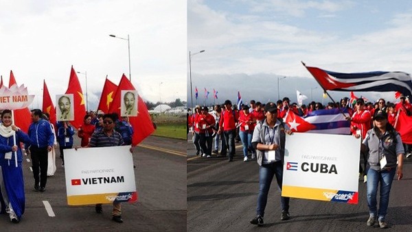 Jóvenes vietnamitas y cubanos estrechan lazos de amistad