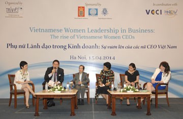 Liderazgo femenino empresarial vietnamita en la palestra