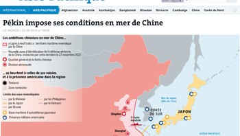 Prensa francesa condena las provocaciones chinas en el Mar del Este