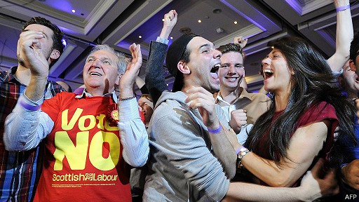 Escocia se queda en Reino Unido tras referendo de independencia