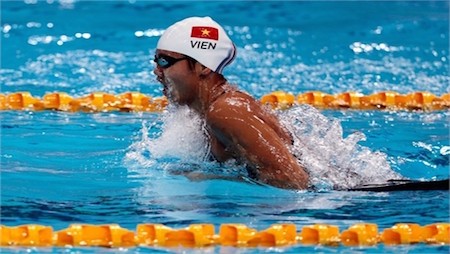 Medalla de bronce para Anh Vien en Copa Mundial de Natación en Paris