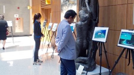 Exposición fotográfica sobre la acreción territorial de China en el Mar Oriental