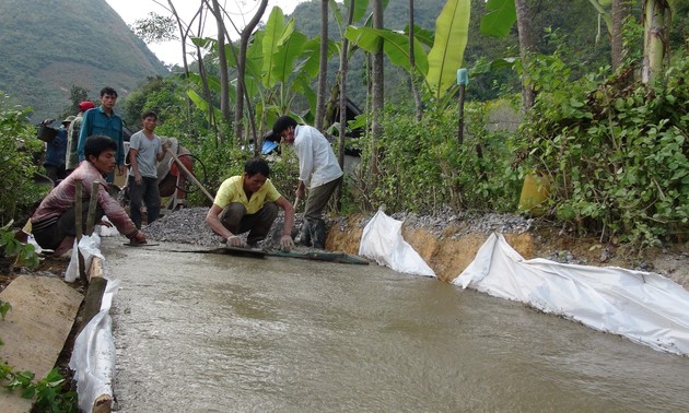 Ban Giang, ejemplo brillante en la carrera de construcción rural