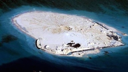 Islas construidas ilegalmente por parte de China en el Mar Oriental amenazan el ambiente ecológico