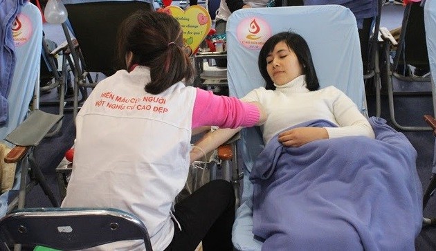 Más de 2 mil personas donan sangre en Nha Trang