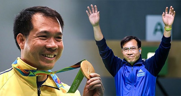 Hoang Xuan Vinh, ganador del histórico primer oro olímpico de Vietnam