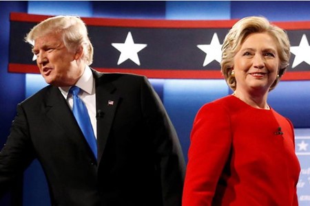 Hillary Clinton encabeza nuevos sondeos tras su primer debate presidencial con Donald Trump 