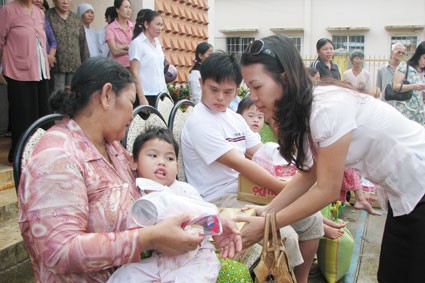 Le Thi Thanh Thuy, entusiasta por ayudar a los desamparados