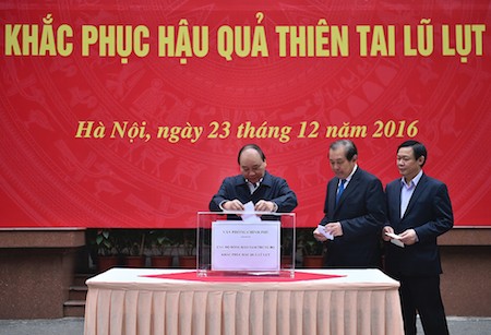 Realizan en Vietnam segunda recaudación para afectados por inundaciones 