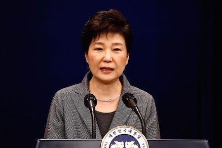 Suspenden primera audición de destitución de la presidenta surcoreana Park Geun-hye