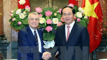 Presidente vietnamita recibe a ministro azerbaiyano de Energía