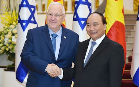 Prensa israelí reporta sobre la visita del presidente Reuven Rivlin a Vietnam 