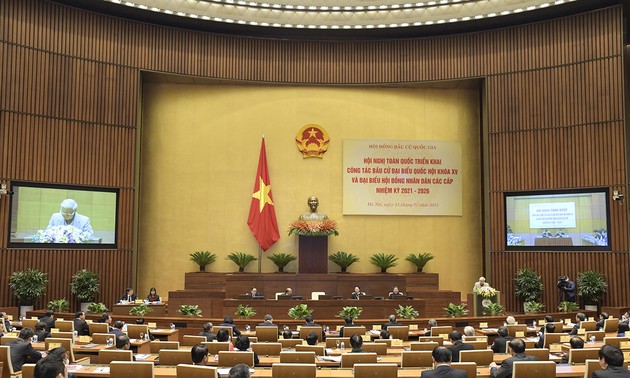 Visioconférence sur les élections à l’Assemblée nationale et aux conseils populaires