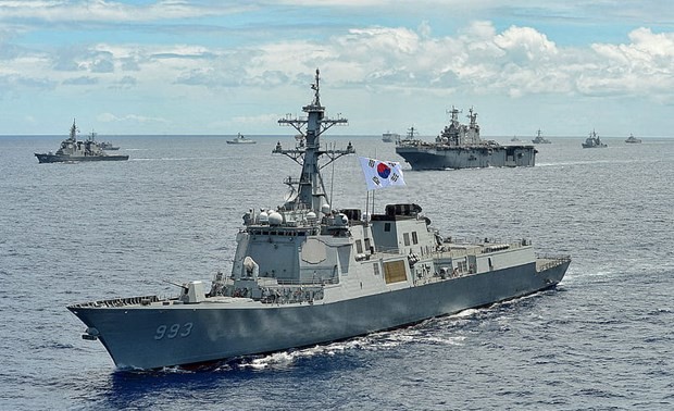 Séoul, Washington et Tokyo effectuent un exercice de défense antimissile trilatéral en mer de l'Est