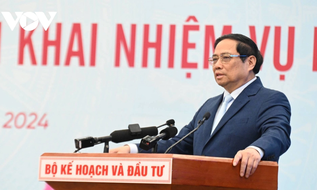 Pham Minh Chinh à la conférence-bilan du secteur du plan et de l’investissement