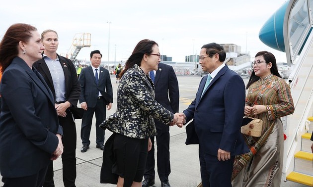 Pham Minh Chinh arrive en Nouvelle-Zélande