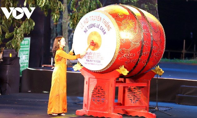 Fête dédiée à Lê Chân à Haiphong