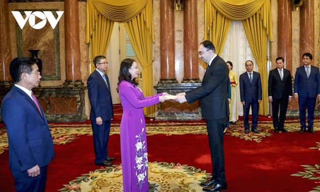 Vo Thi Anh Xuân reçoit les ambassadeurs d'Arménie, de Nouvelle-Zélande, de Turquie et du Pérou