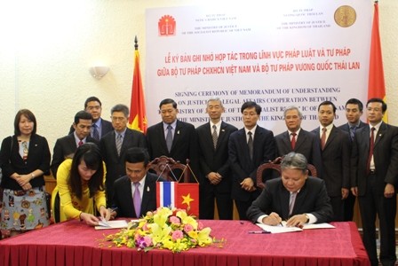 เวียดนามและไทยขยายความสัมพันธ์ร่วมมือด้านตุลาการ