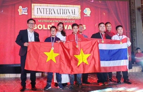 นักเรียนฮานอยคว้ารางวัลในการแข่งขัน “International Talent Mathematics Contest 2019”