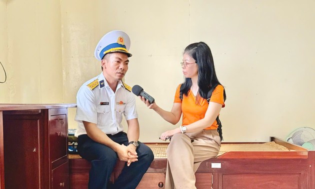 นักข่าวกับความรักต่อหมู่เกาะเจื่องซา