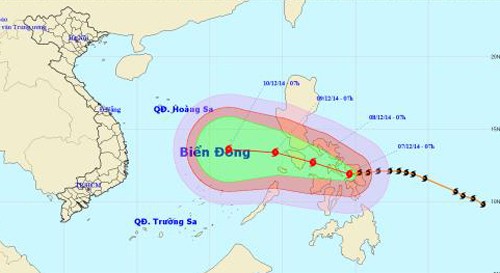 Không chủ quan trong phòng, chống bão Hagupit