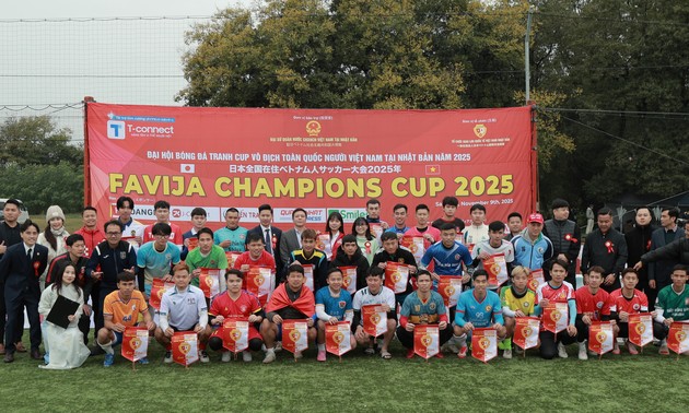  FC T-Connect Bình Định vô địch Giải bóng đá tranh cup toàn quốc người Việt Nam tại Nhật Bản