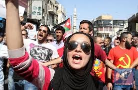 Jordan: Hundreds of people protest peace treaty with Israel