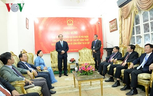 President Tran Dai Quang’s visit hits headlines in Egypt 