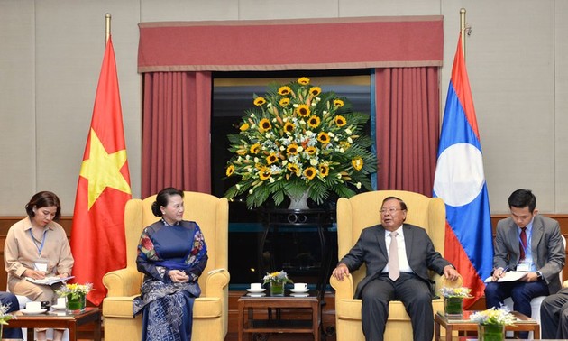 NA Chairwoman meets Lao leader