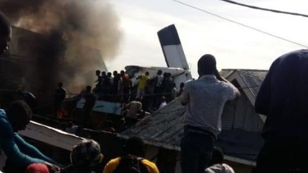 Plane crash in Democratic Republic of Congo leaves 26 dead