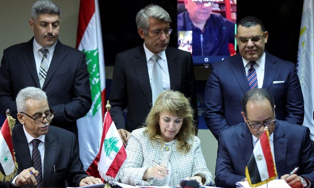 Lebanon, Syria, Egypt sign gas import agreement