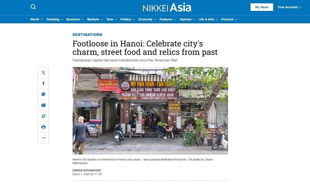 Nikkei Asia explores the charm Hanoi 