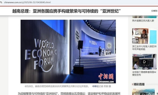 PM’s active role at WEF Tianjin makes Chinese headlines