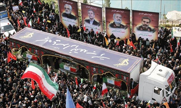 Iran holds funeral for 60 killed in conflict with Israel