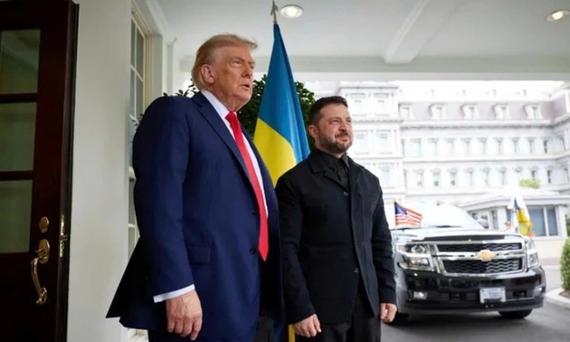 US and Ukraine 'a lot closer' on peace deal, Trump says after meeting with Zelenskiy