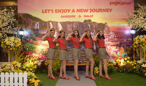 Vietjet mở đường bay Đà Lạt (Việt Nam) - Bangkok (Thái Lan)