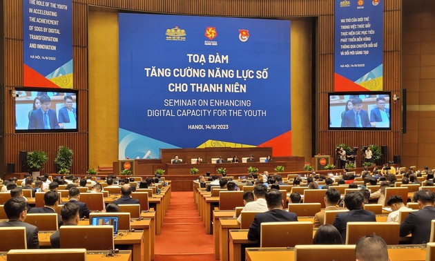 Hội nghị nghị sĩ trẻ toàn cầu 2023: Tọa đàm về nâng cao năng lực số cho thanh niên