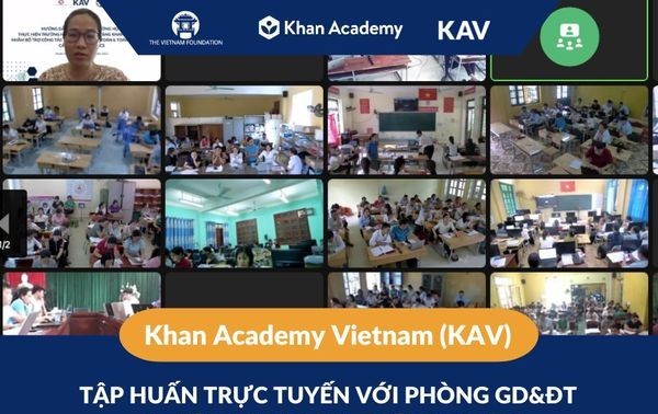 Khan Academy tích cực đồng hành cùng giáo dục Việt Nam trong tiến trình chuyển đổi số