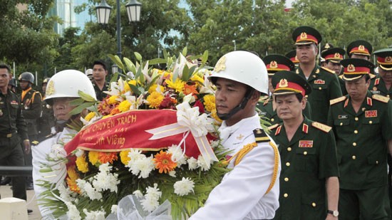 វៀតណាមកម្ពុជាសហប្រតិបត្តិការធ្ចើមាតុភូមិនិវត្តអដ្ឋិធាតុរបស់កងទ័ពស្ម័គ្រចិត្តវៀតណាម។