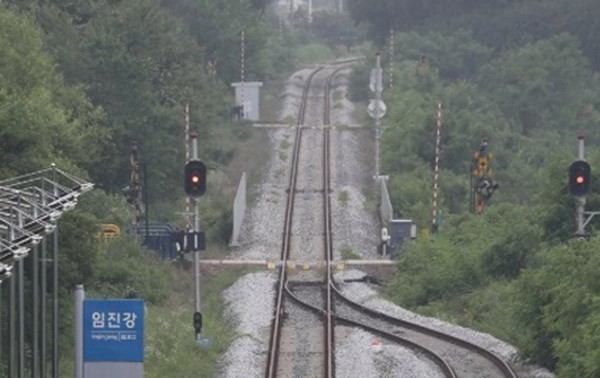 韩朝联合考察朝鲜东部线路