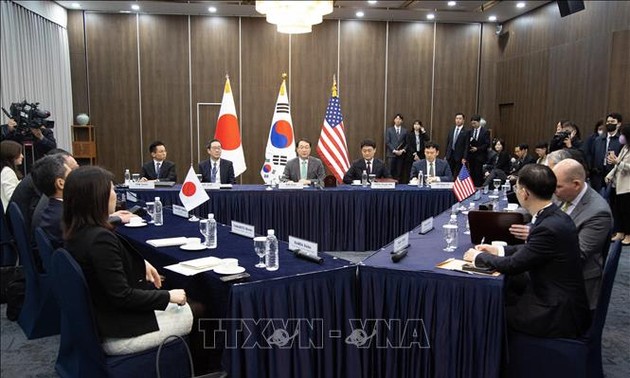 Nuclear envoys of South Korea, US, Japan discuss North Korea’s satellite launch plan