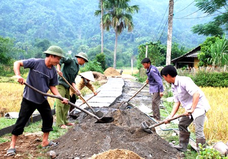 กระบวนการสร้างสรรค์ชนบทใหม่ที่ต.ด่งเติม จ.บั๊กยาง