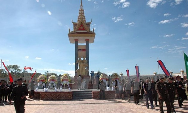 พิธีเปิดเขตอนุสรณ์สถานทหารกัมพูชา-เวียดนามที่พลีชีพ ณ จังหวัดสตึงแตรง