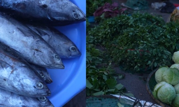 เดินตลาดเช้าใจกลางกรุงฮานอยเพื่อลดการใช้จ่าย