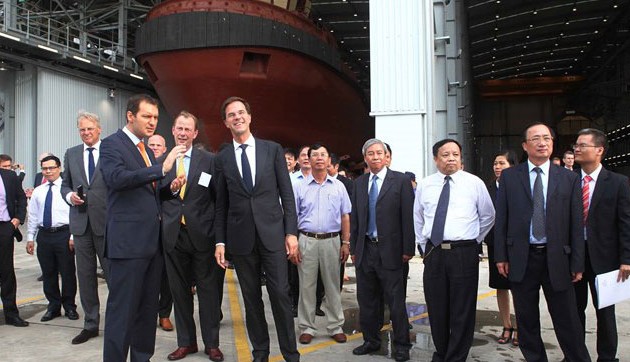 Dutch PM visits Hai Phong City