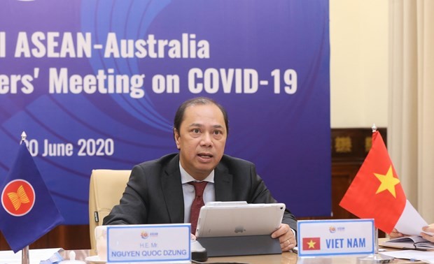 ASEAN, Australian ministers hold special online meeting on COVID-19