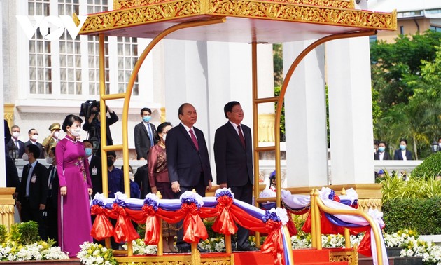 President’s visit fosters Vietnam-Lao great friendship